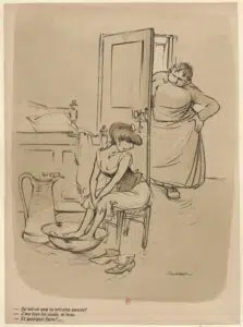 Alltag am Montmartre von Poulbot.