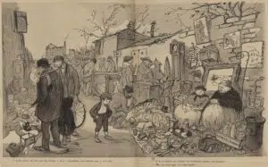 L'Assiette au Beurre. Zwei Kinder besprechen ihre Armut.