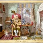 Ein Mann, der an Verdauungsstörungen leidet