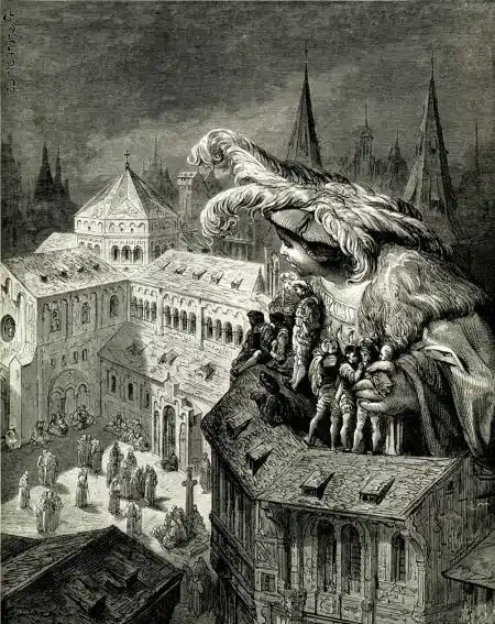 Illustration für Gargantua von Gustave Doré