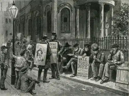 Sandwichmänner von Gustave Doré