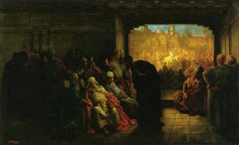 Das Haus des Kaiphas von Gustave Doré