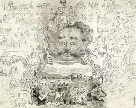 Der Tisch des Vielfraßes von Gustave Doré