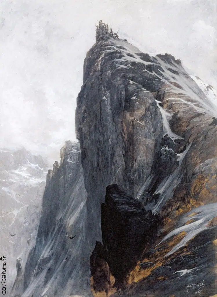 Die Besteigung des Matterhorns von Gustave Doré