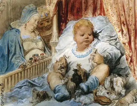 Die Kindheit des Pantagruel von Gustave Doré