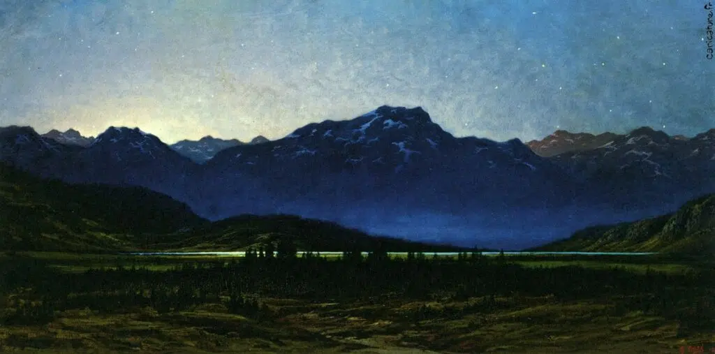 Gebirgslandschaft von Gustave Doré