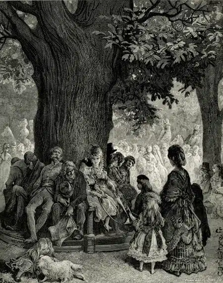 Der große Baum, Kensington Gardens von Gustave Doré