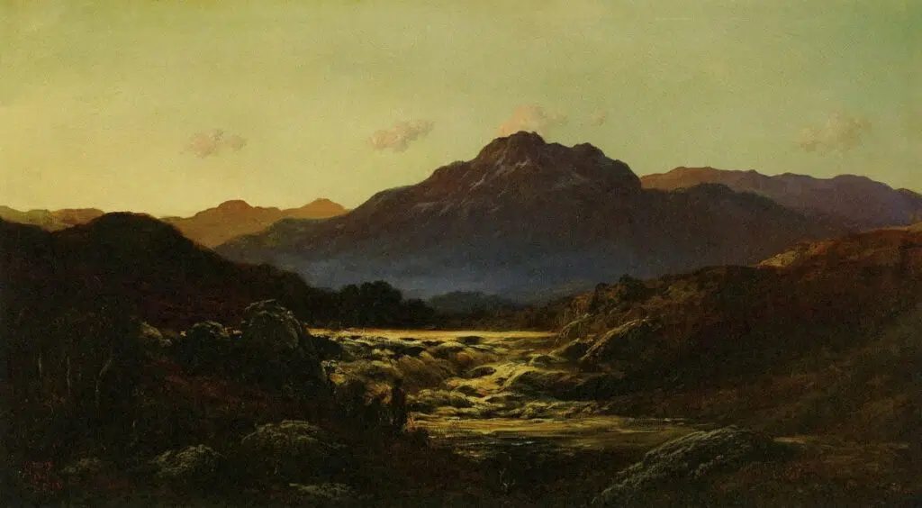 Wildbach in den Hügeln von Gustave Doré