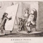 Ein langes Menuett, wie es in Bath getanzt wird. Von Henry William Bunbury (1782).