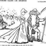 Caran d'Ache - Einführung in die Gesellschaft (L'entrée dans le monde). Zeitung Le Figaro, 3. Januar 1898.