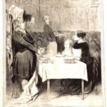 Fremde in Paris. Was man im Restaurant speisen nennt. Eine Satire auf echte Touristenerfahrungen.