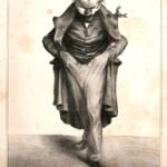 Herr Vieux-Niais (1833). Politische Karikatur von Honoré Daumier.