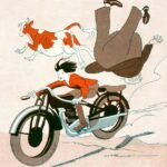 Sommerfrischen (Villégiatures, aus L'Assiette au Beurre Nr. 17). 25. Juli 1901. Illustration für die satirische Zeitschrift.