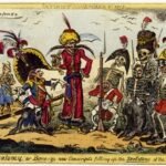 Vergleichende Anatomie oder Boneys neue Wehrpflichtige füllen die Skelette der alten Regimenter auf (1813).