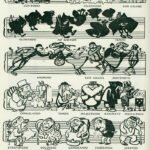 Zünde es an! Zünde es an! Wintersinfonie. Veröffentlicht in der Zeitschrift La Vie Heureuse im Jahr 1902.