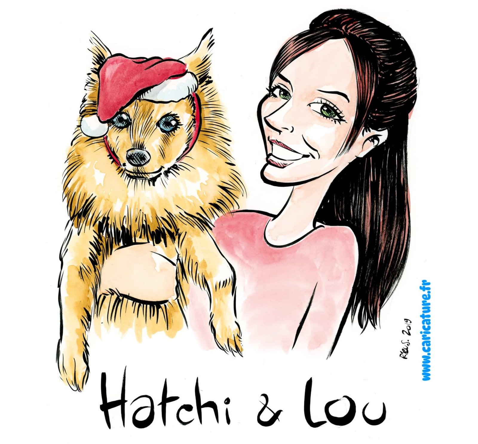 Hund und Besitzer Porträt