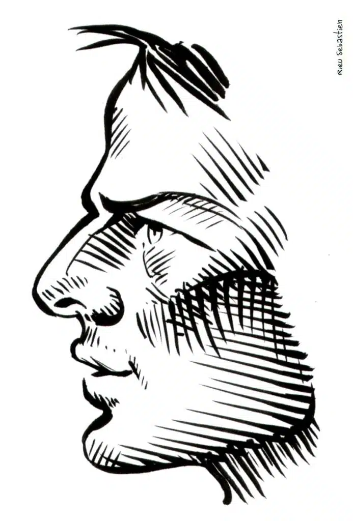 Caricature de Tom Cruise